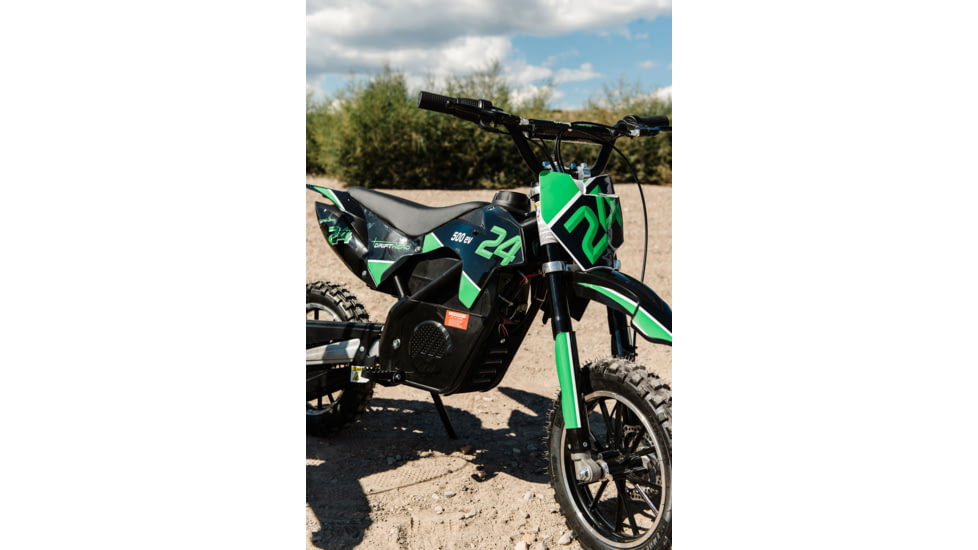 Drift Hero 500W Electric Dirt Bike, Black, 492231.5in, DH1006