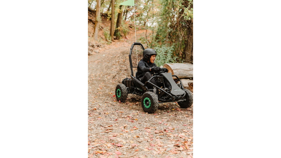 Drift Hero Single Seat Electric Go Kart, Black, 57.53342.5in, DH1001