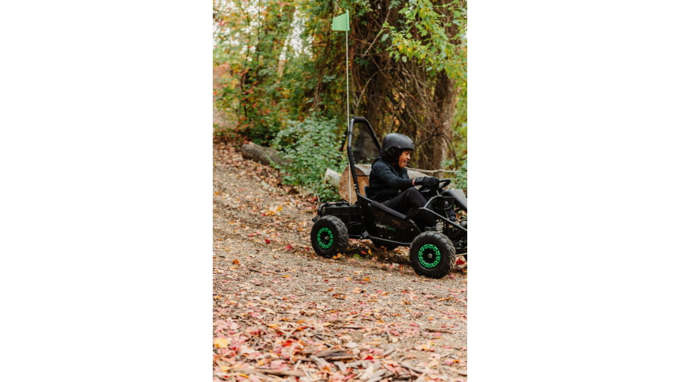 Drift Hero Single Seat Electric Go Kart, Black, 57.53342.5in, DH1001