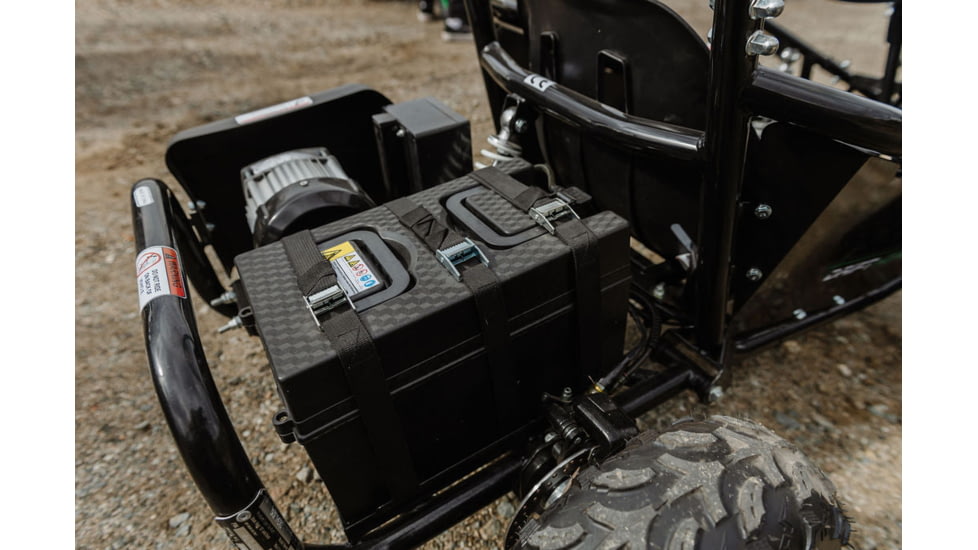 Drift Hero Single Seat Electric Go Kart, Black, 57.53342.5in, DH1001