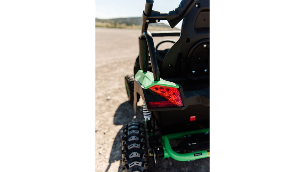 Drift Hero Single Seat EV 1200W Go Kart, Black/Green, 57.1x34.25x38.98 in, DH1020