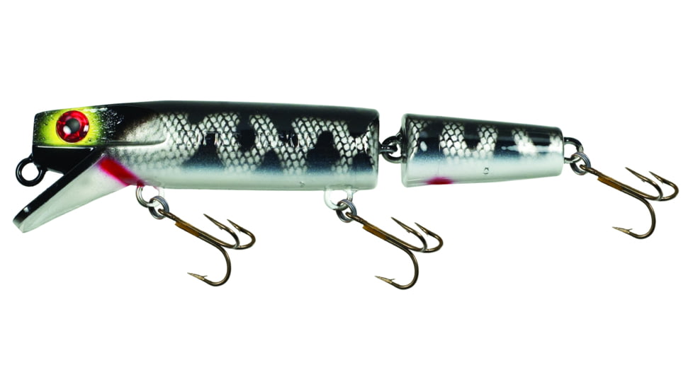 Drifter Tackle Straight Believer Musky Trolling Plug, 8in, 1.8 oz, Black Sucker, MSJ-08