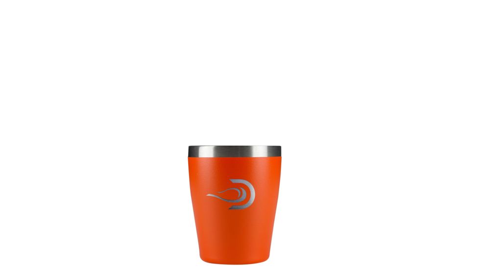 DrinkTanks 10oz Vacuum Insulated Cup, Tangerine, 10-TGR-C
