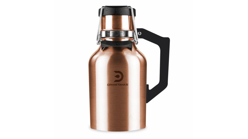 DrinkTanks 32oz Insulated Growler 2.0, Copper, G-2.0-32-COP