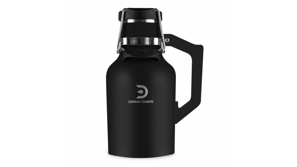 DrinkTanks 32oz Insulated Growler 2.0, Obsidian, G-2.0-32-OBD