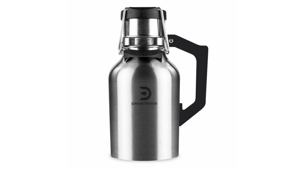 DrinkTanks 32oz Insulated Growler 2.0, Stainless, G-2.0-32-STL