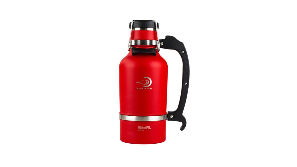 DrinkTanks 64 oz Insulated Growler, Crimson 64-CRM-G