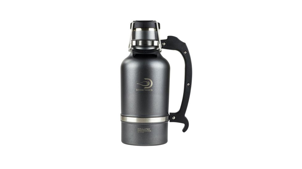 DrinkTanks 64 oz Insulated Growler, Gunmetal 64-GUN-G