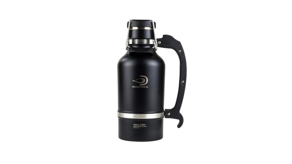 DrinkTanks 64 oz Insulated Growler, Obsidian 64-OBD-G