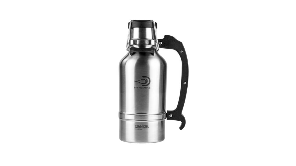 DrinkTanks 64 oz Insulated Growler, Stainless 64-STL-G