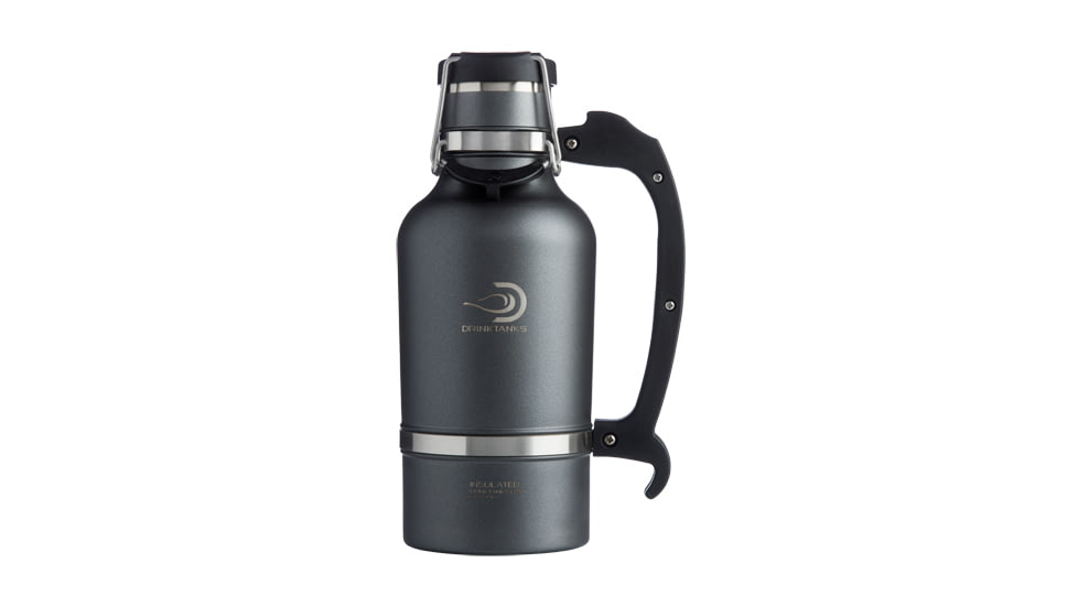DrinkTanks Classic 64 oz Insulated Growler-Gunmetal-64 oz