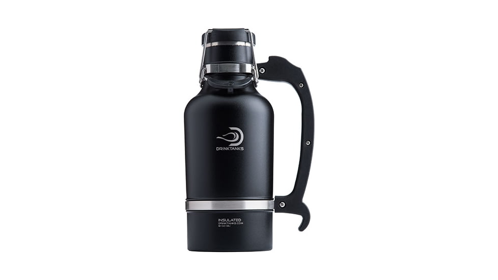 DrinkTanks Classic 64 oz Insulated Growler-Matte Black-64 oz