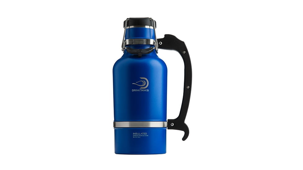DrinkTanks Classic 64 oz Insulated Growler-Matte Blue-64 oz