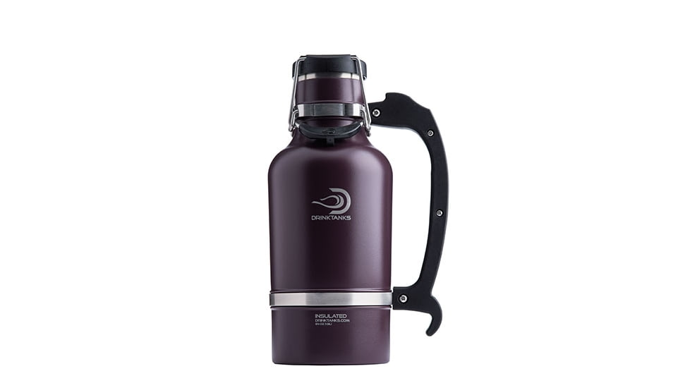 DrinkTanks Classic 64 oz Insulated Growler-Plum-64 oz