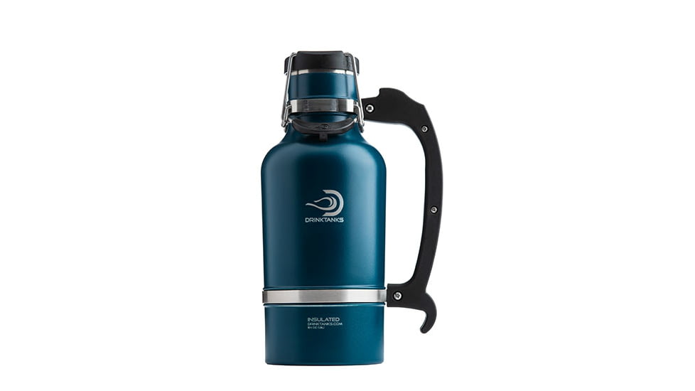DrinkTanks Classic 64 oz Insulated Growler-Teal-64 oz