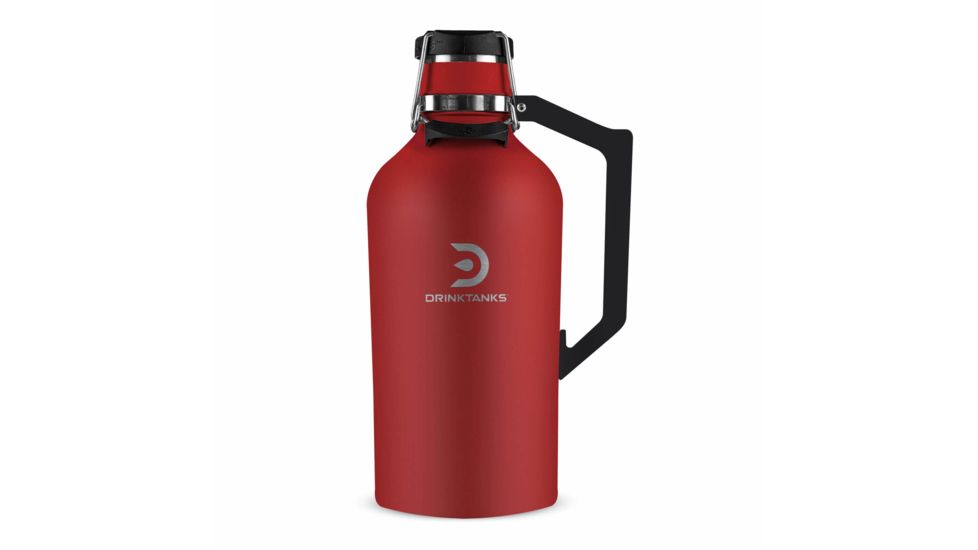 DrinkTanks Insulated Growler 2.0, 128oz, Crimson, G-2.0-128-CRM