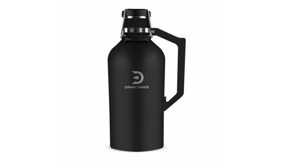 DrinkTanks Insulated Growler 2.0, 128oz, Obsidian, G-2.0-128-OBD