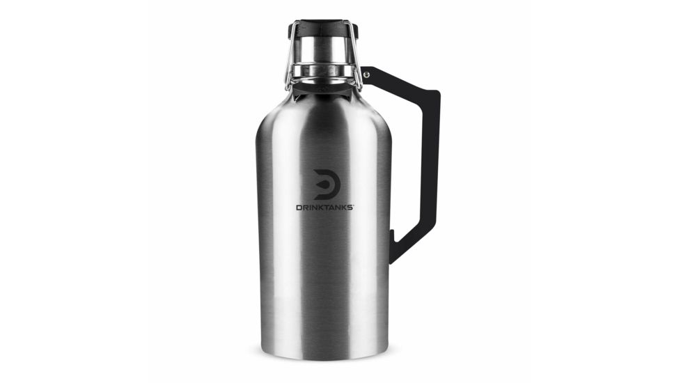 DrinkTanks Insulated Growler 2.0, 128oz, Stainless, G-2.0-128-STL