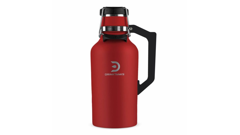 DrinkTanks Insulated Growler 2.0, 64oz, Crimson, G-2.0-64-CRM