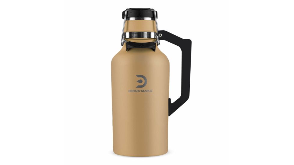DrinkTanks Insulated Growler 2.0, 64oz, Dune, G-2.0-64-DUN