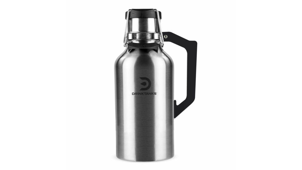DrinkTanks Insulated Growler 2.0, 64oz, Stainless, G-2.0-64-STL