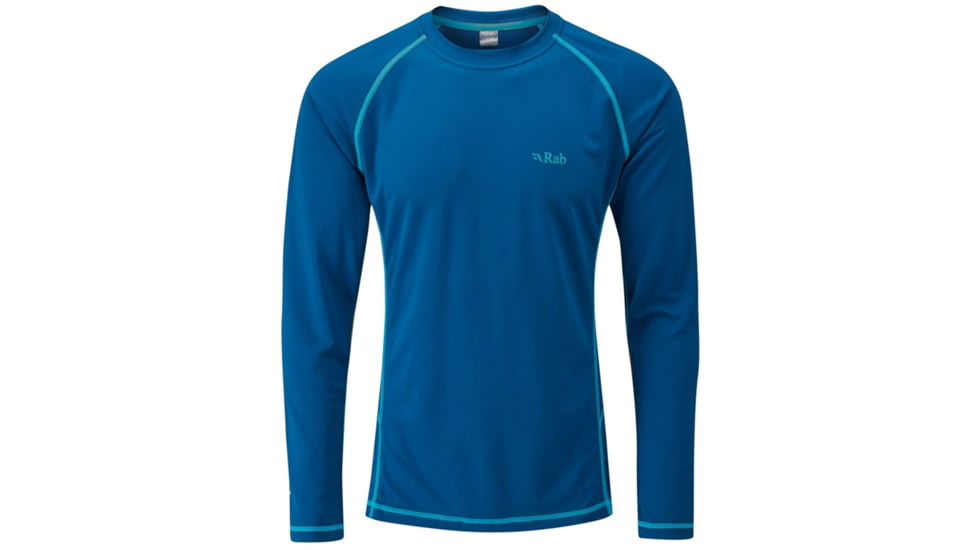 DryFlo 120 Long Sleeve Tee - Men's-Bluejay-Large
