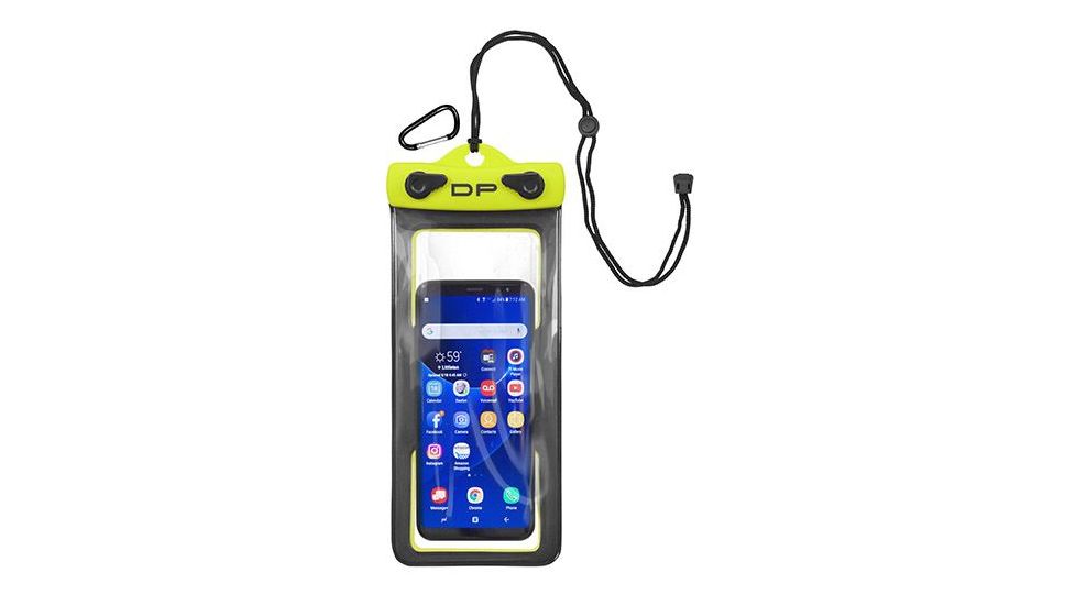 DryPak Cell Phone Case, 4 x 8, Lemon/Lime, Lemon Lime, 1 Year Mfg Warranty, Tpu/Pp, DP-45631