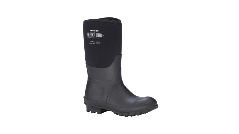 Dryshod Barnstable Mid Farm Boot - Women's, Black/Grey, 10 BSB-WM-BK-010