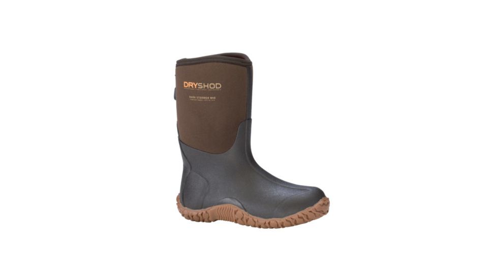 Dryshod Barnstormer Mid Farm Boot - Women's, Gum Brown/Peanut, 7 BSM-WM-BR-007