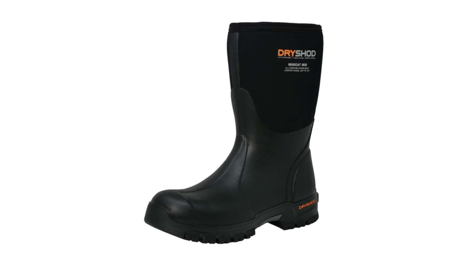 Dryshod Mudcat Boot - Mens, Mid, Black, 16, MDC-MM-BK-016