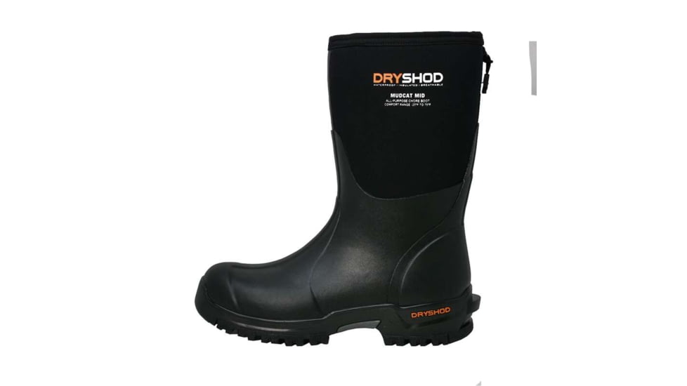 Dryshod Mudcat Boot - Mens, Mid, Black, 16, MDC-MM-BK-016