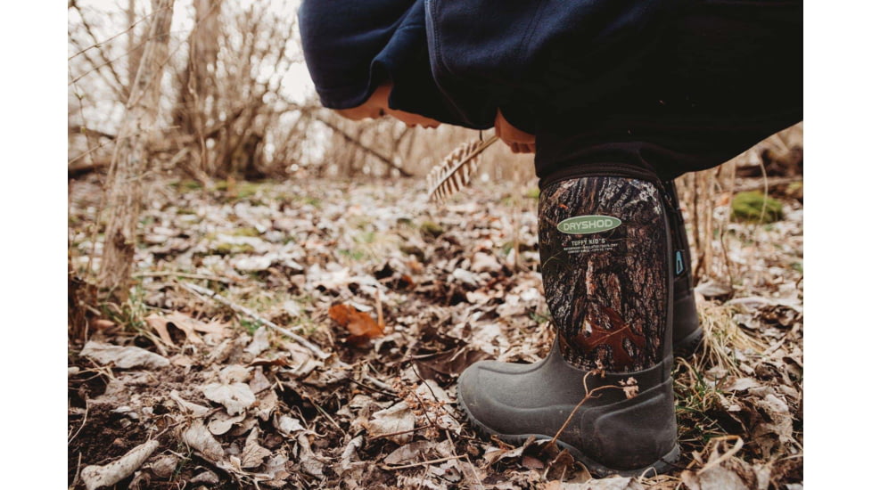 Dryshod Tuffy Sport Boot - Kids, Camo/Timber, 10, TUF-KD-CM-010