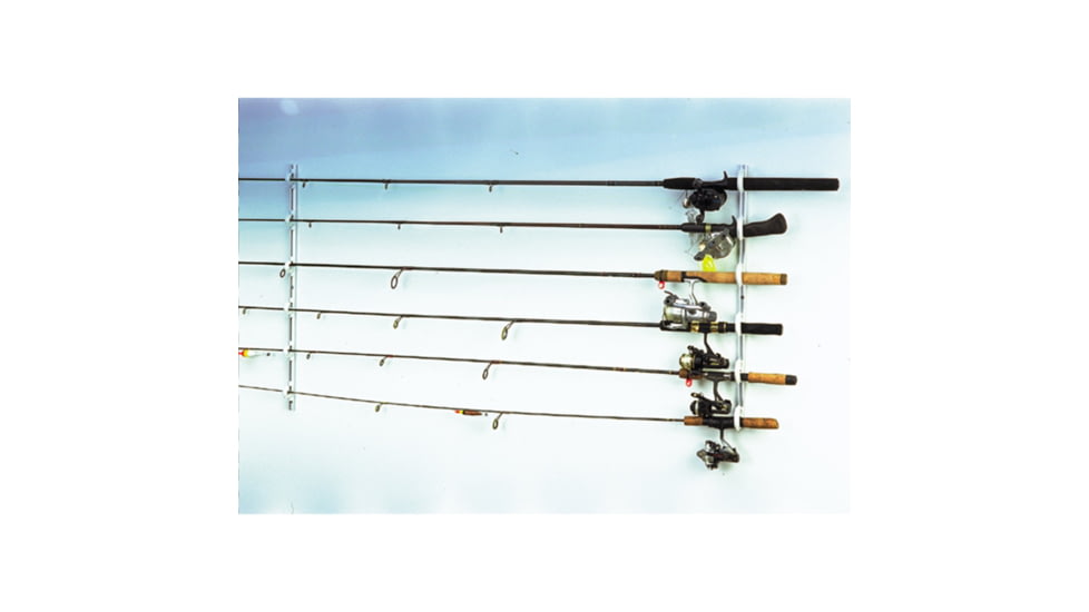 Du-Bro Du-Bro Trac-A-Rod Set, 2 Holds 6 Rods, Silver/White, 1080