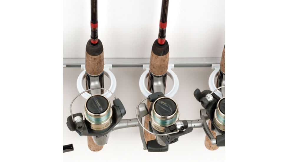 Du-Bro Du-Bro Trac-A-Rod Set, 2 Holds 6 Rods, Silver/White, 1080