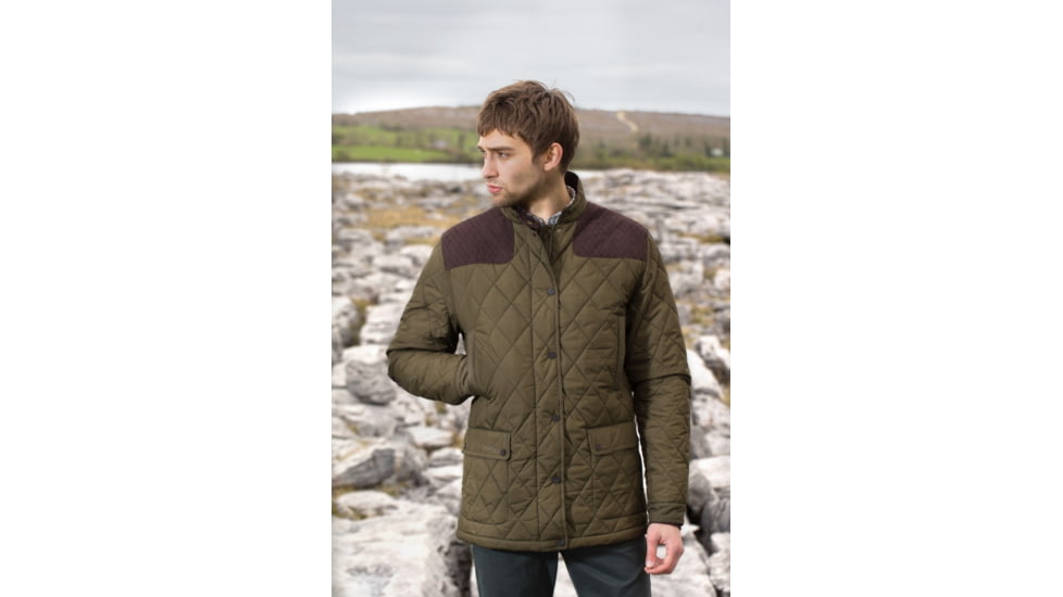 Dubarry of Ireland Castlemartyr Quilted Jacket - Men's, Olive, M, 3474-Olive-M