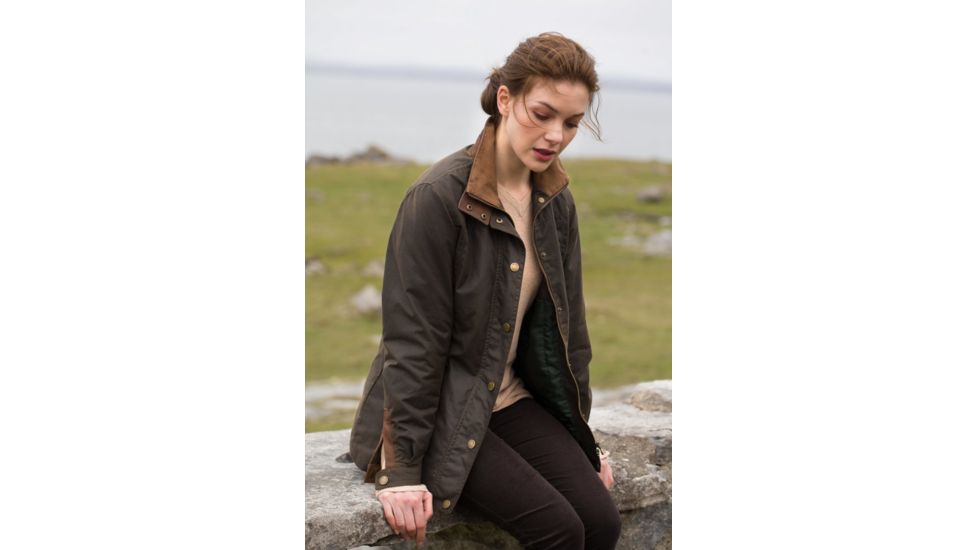 Dubarry of Ireland Mountrath Waxed Cotton Jacket - Women's, Olive, EU 34, 3517-Olive-34