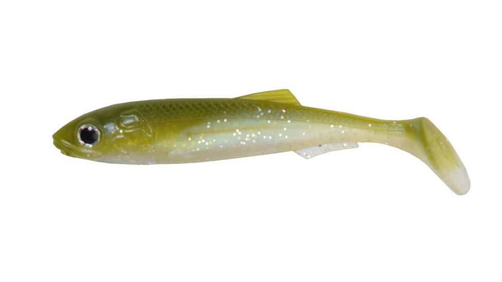 Duckett Fishing BD Real Thing Shad, Olive Shad, 3.5 in, MXRT3.5 OS