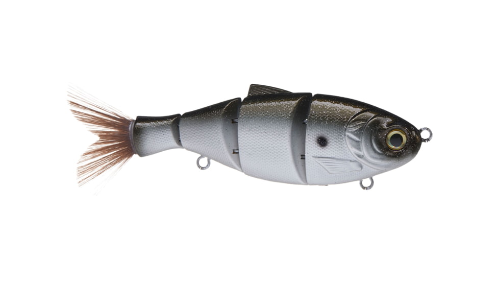 Duckett Fishing BD Shad, Green Shad, 4 in, BDSHAD4-SS Green Shad