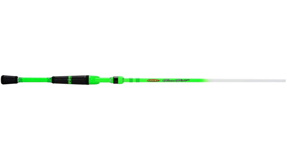 Duckett Fishing Green Ghost Spinning Rod, Med-Heavy, White, 7ft, DFGR70MH-S