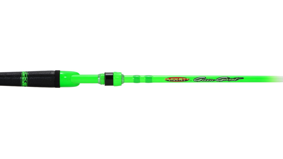 Duckett Fishing Green Ghost Spinning Rod, Med-Heavy, White, 7ft, DFGR70MH-S