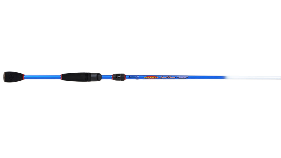Duckett Fishing Jacob Wheeler Casting Rods, Med-Heavy Crankin, White, 7ft 6in, DFJW76MH-CC