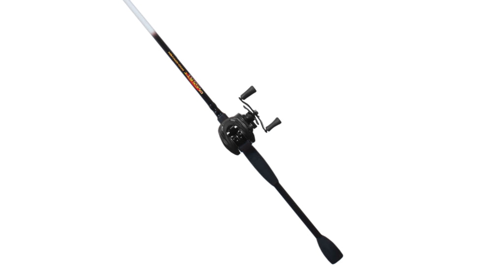 Duckett Fishing Pro-Driven Baitcasting Combo, White/Black, 7ft, DFPC70MH-C