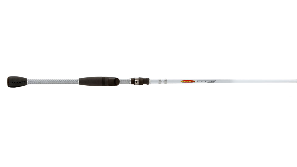 Duckett Fishing Silverado Casting Rods, Med-Heavy Crankin, White, 7ft 6in, DFSV76MH-CC