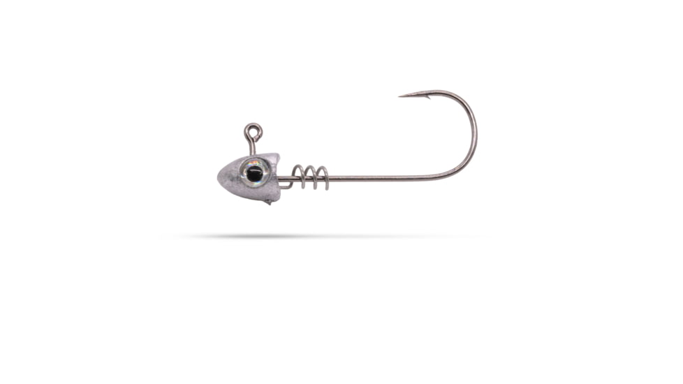 Duckett Fishing Subtle Head w/ Eye 3/0 Hook, 4 Pieces, Unpainted, 1/8 oz. 3/0 Hook, BDSTH 1/8 3/0