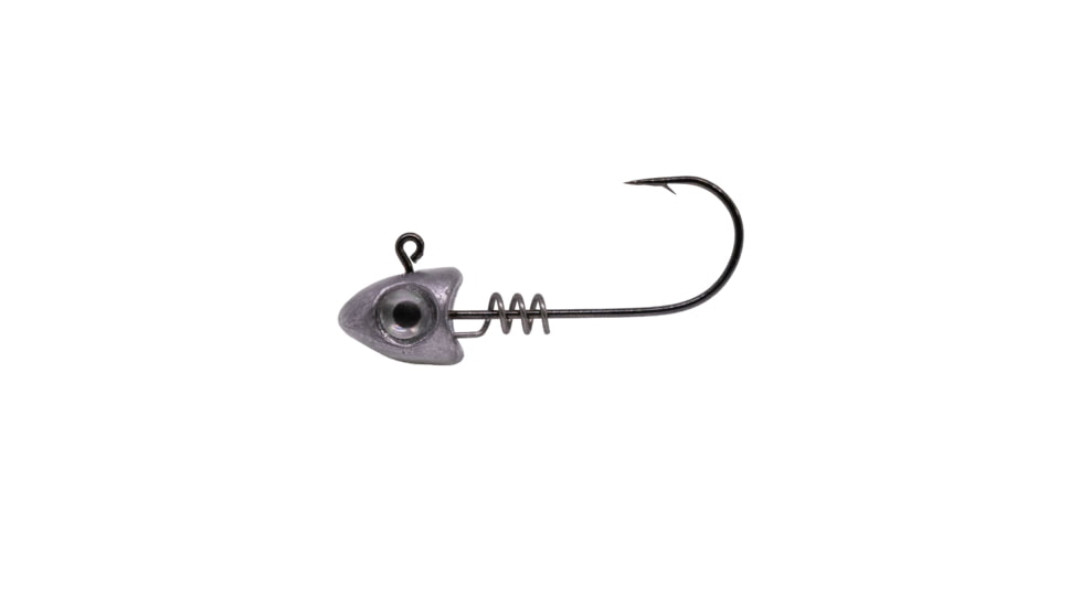 Duckett Fishing Subtle Head w/ Eye 3/0 Hook, 4 Pieces, Unpainted, 3/16 oz. 3/0 Hook, BDSTH 3/16 3/0