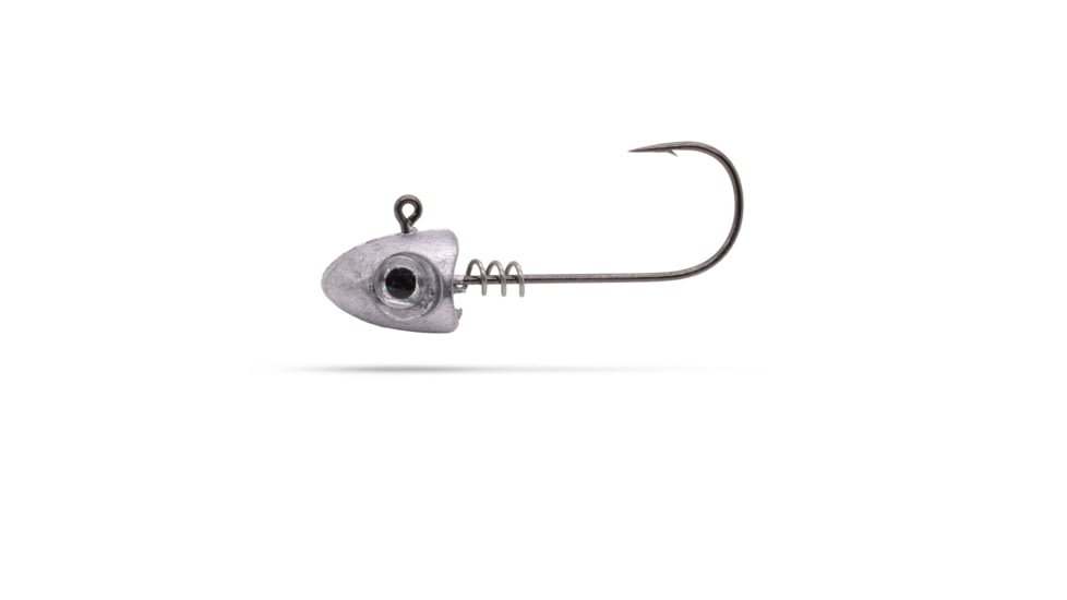 Duckett Fishing Subtle Head w/ Eye 3/0 Hook, 4 Pieces, Unpainted, 3/8 oz. 3/0 Hook, BDSTH 3/8 3/0
