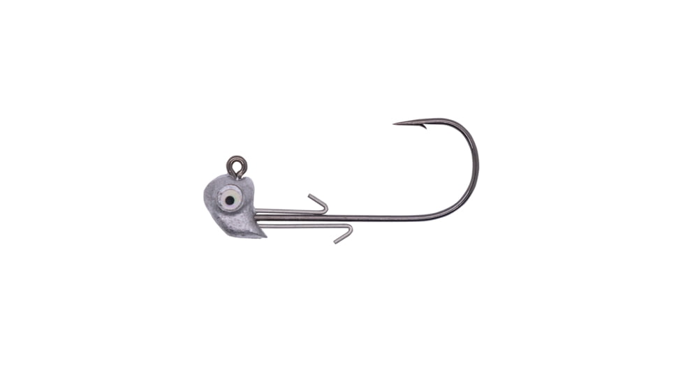 Duckett Fishing Sway Head w/ Eye 2/0 Hook, 4 pieces, Unpainted, 1/8 oz. 2/0 Hook, BDSH 1/8 2/0