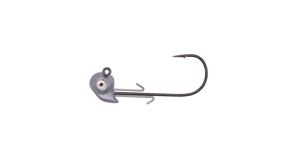 Duckett Fishing Sway Head w/ Eye 2/0 Hook, 4 pieces, Unpainted, 3/16 oz. 2/0 Hook, BDSH 3/16 2/0