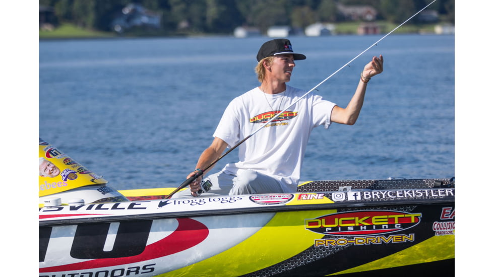 Duckett Fishing Torch Fast Spinning Rod, Medium, White/Orange, 7 ft, DFTH70ML-S