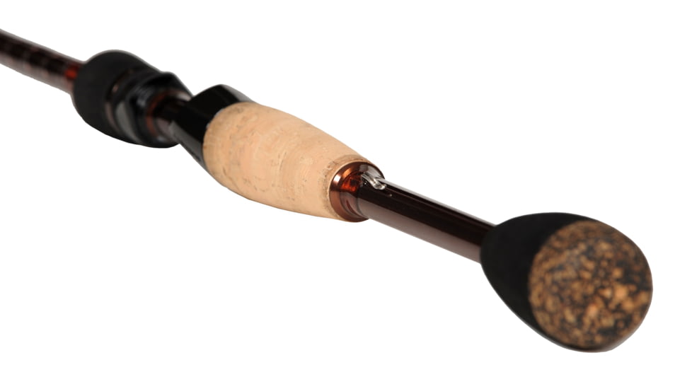 Duckett Fishing Walleye Series Spinning Rods, Med, White, 6ft 8in, DFWE68M-S